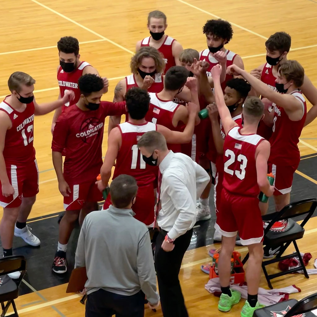 Boys Basketball: Coldwater at Marshall, 3-6-2021