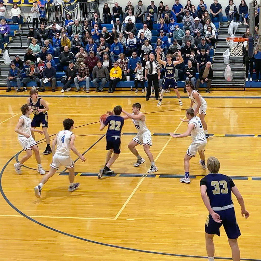 Boys Basketball: Bronson vs. Watervliet, 3-14-2022