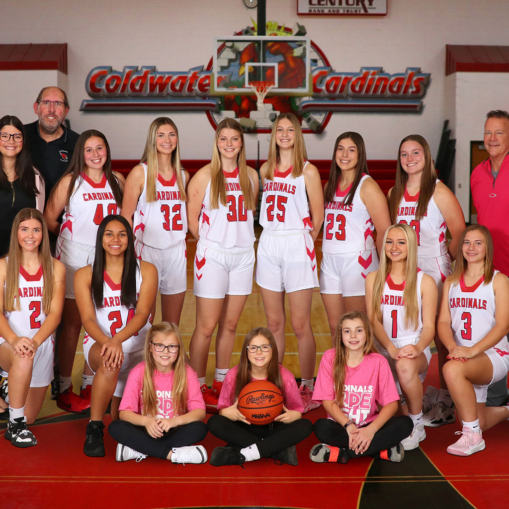 Girls Basketball: Marshall at Coldwater, 2-3-2023