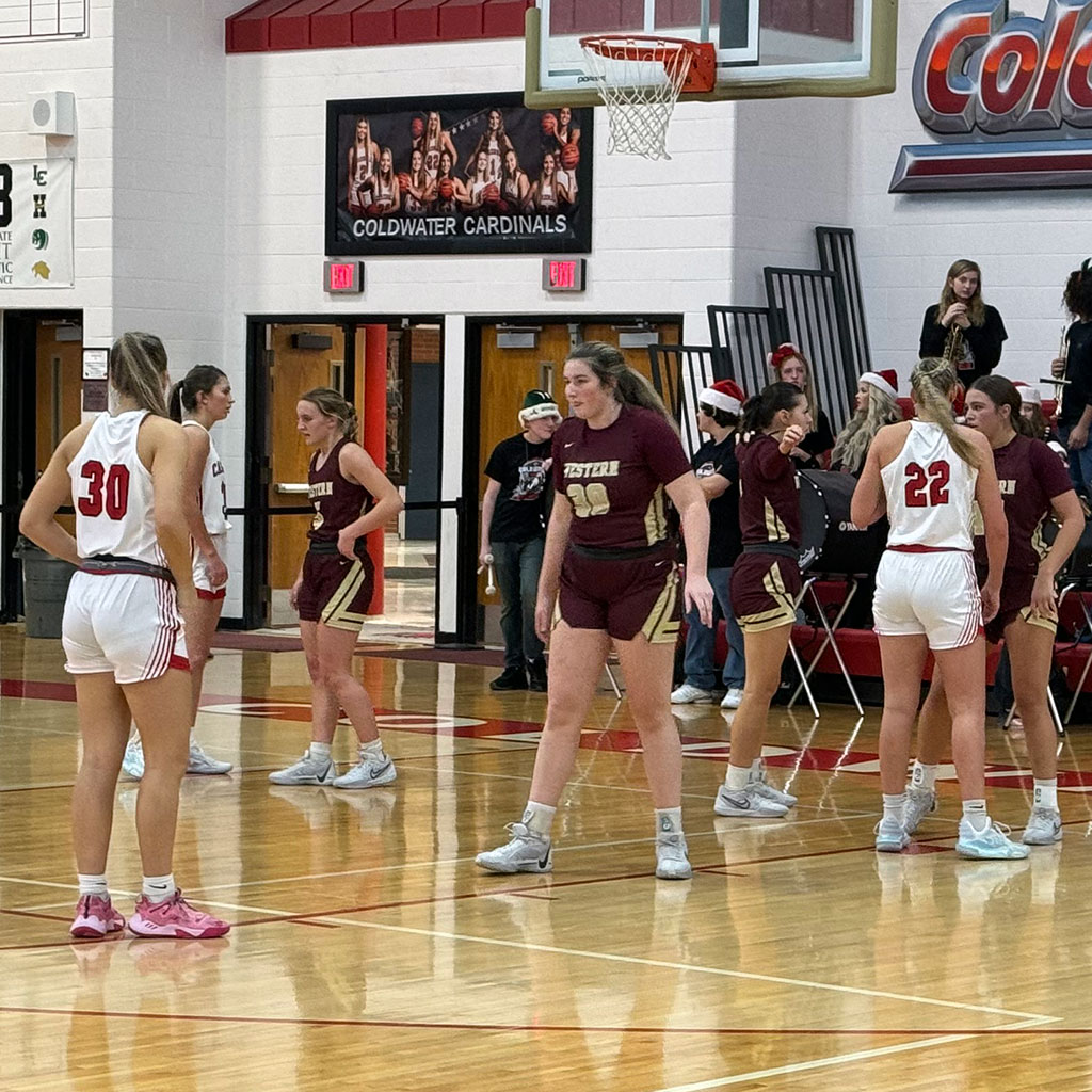 Girls Basketball: Western at Coldwater, 12-21-2023