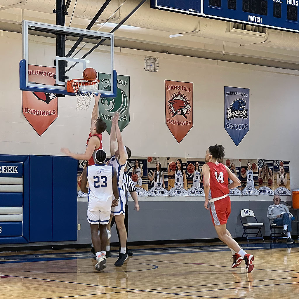 Boys Basketball: Coldwater at Harper Creek, 2-25-2022