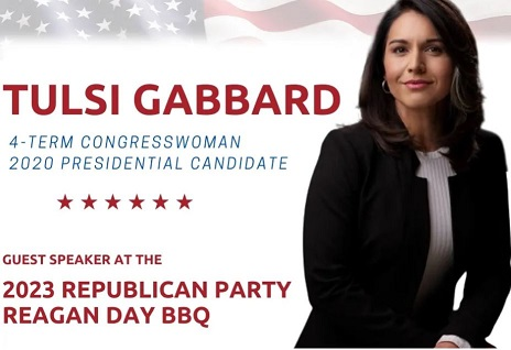 Tulsi Gabbard-Branch Co Republican Party Reagan Day BBQ 10-5-23