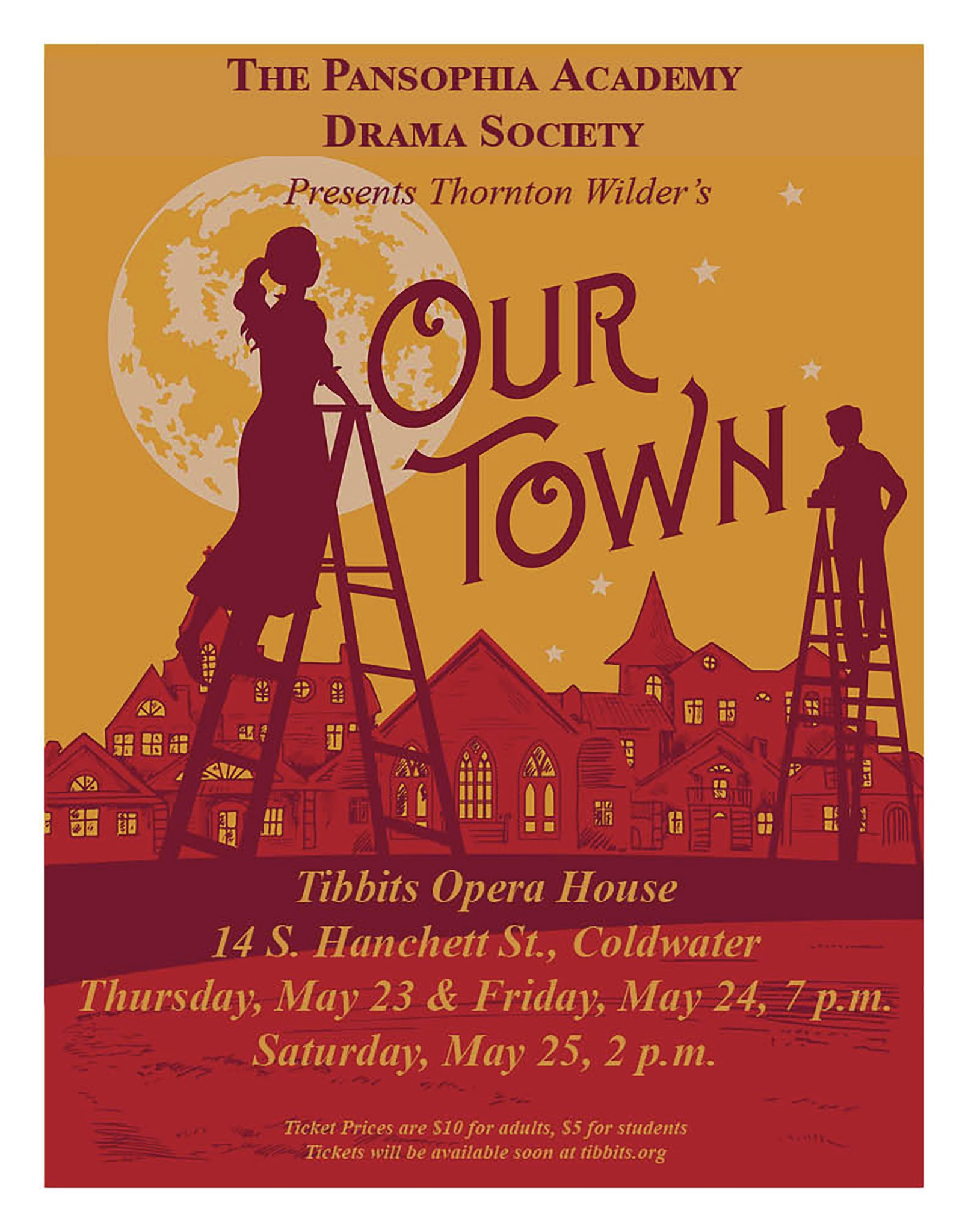 Pansophia Academy Drama Society-Thorton Wilder's Own Town 5-22-24