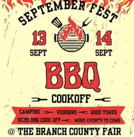 Bob Cline-Branch County Fair September Fest BBQ Cookoff 9-11-24