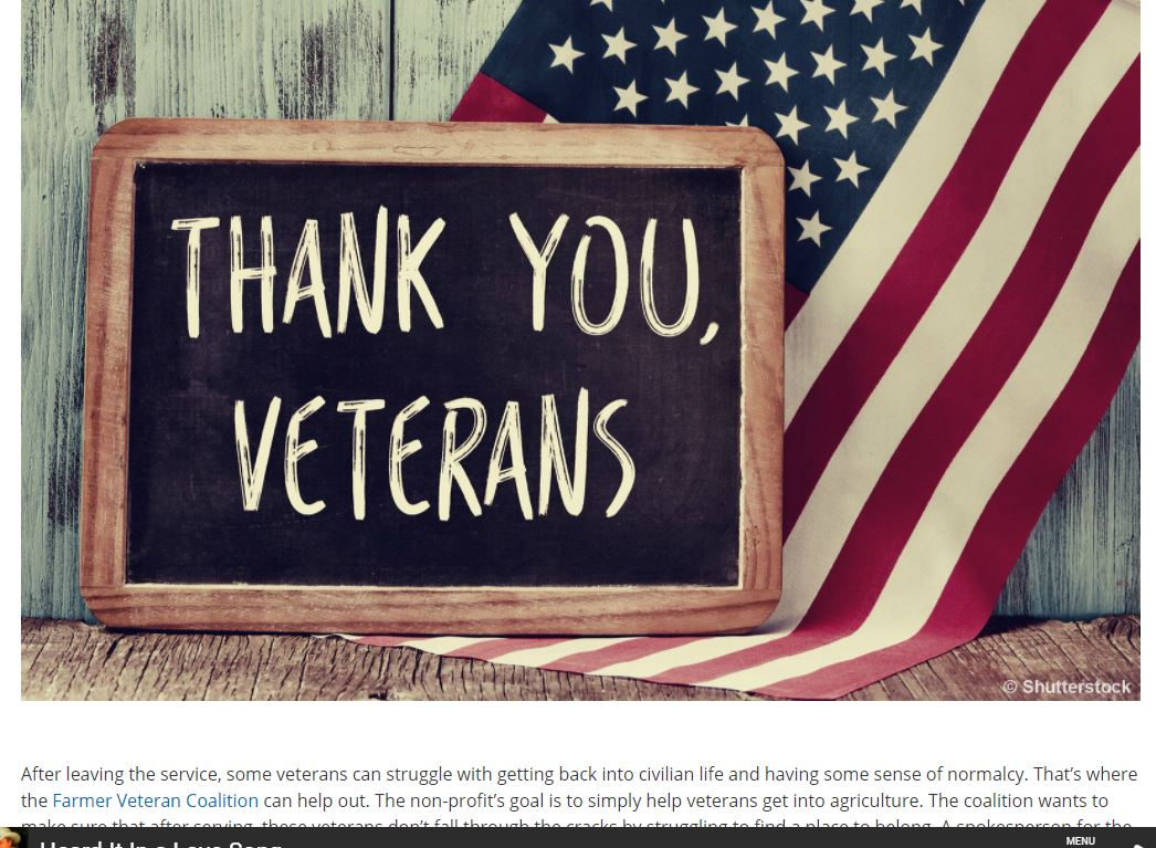 Ag News Update: Veterans Day