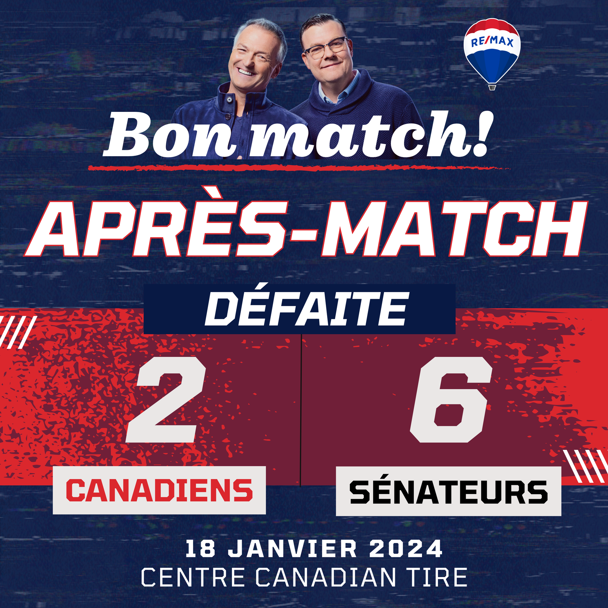 Après-match | Canadiens c. Sénateurs | Résumé et commentaires | 18/01/24