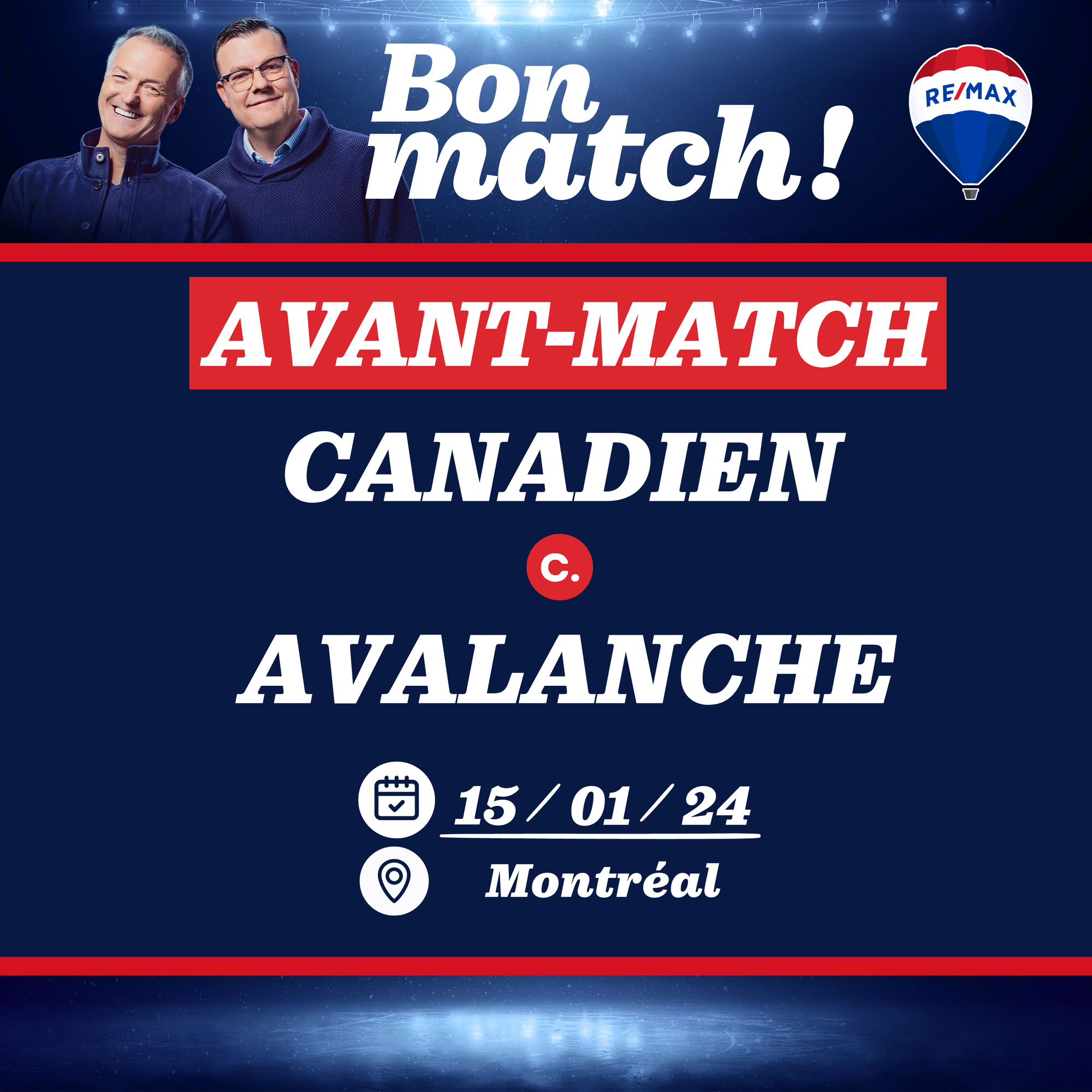 Avant-match | Canadiens c. Avalanche | 15/01/24