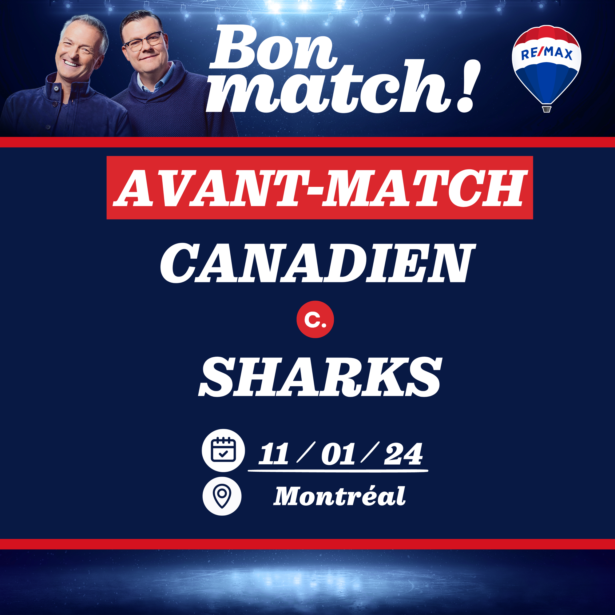 Avant-match | Canadiens c. Sharks | 11/01/2024