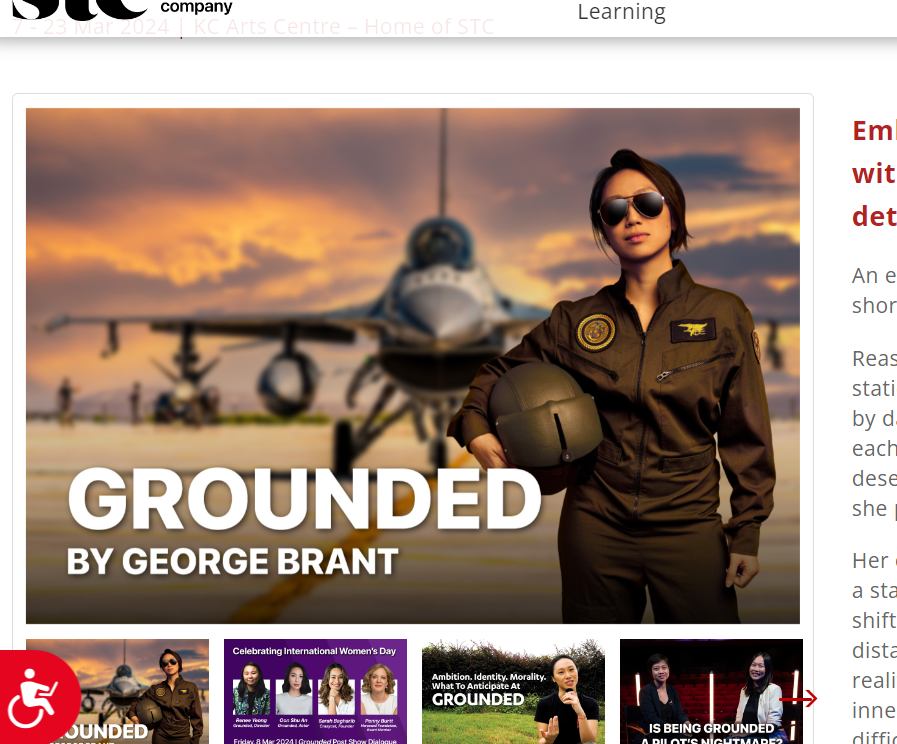 A Female Fighter Pilot's Dilemma in 'Grounded'