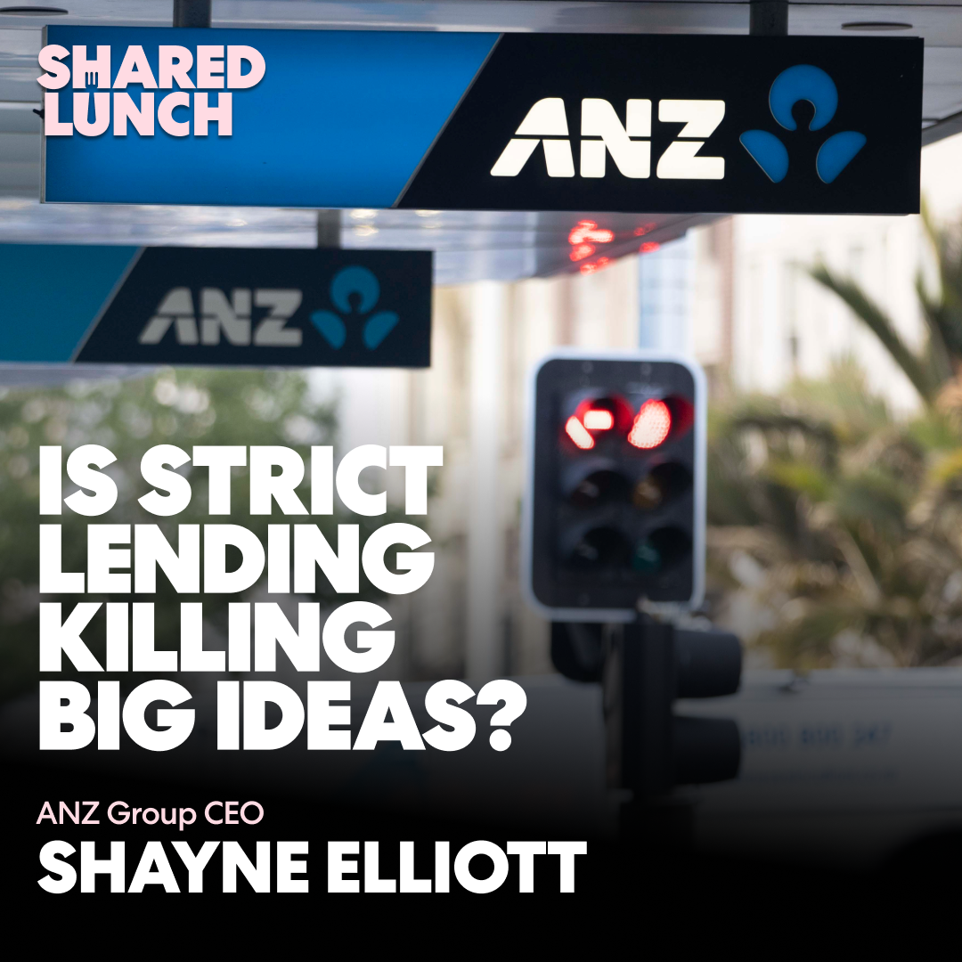 Is strict lending killing big ideas? ANZ Group CEO Shayne Elliott