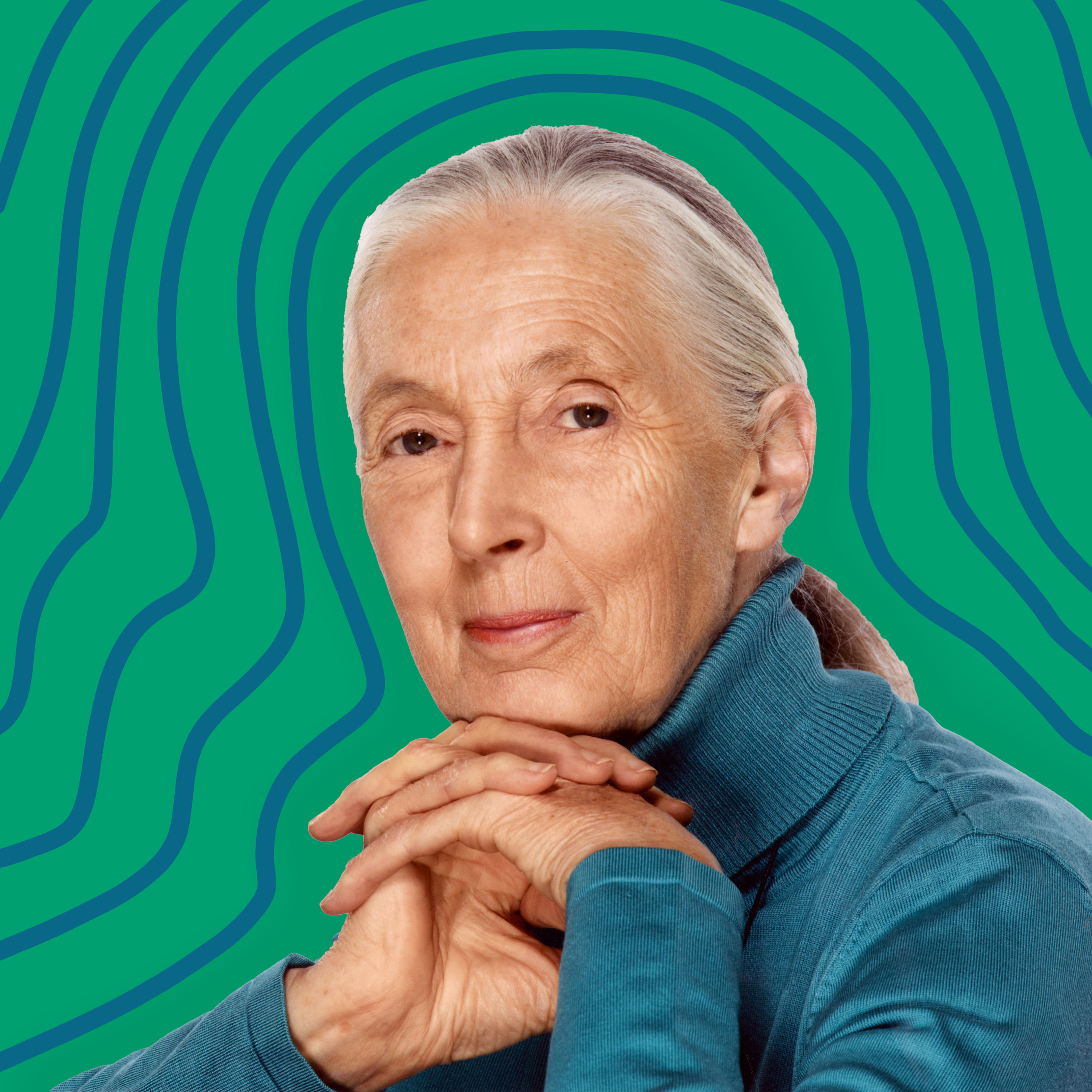 Julia Gets Wise with Jane Goodall - podcast episode cover