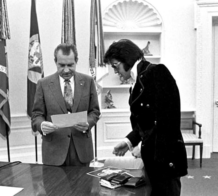 El delirante encuentro secreto de Nixon y Elvis