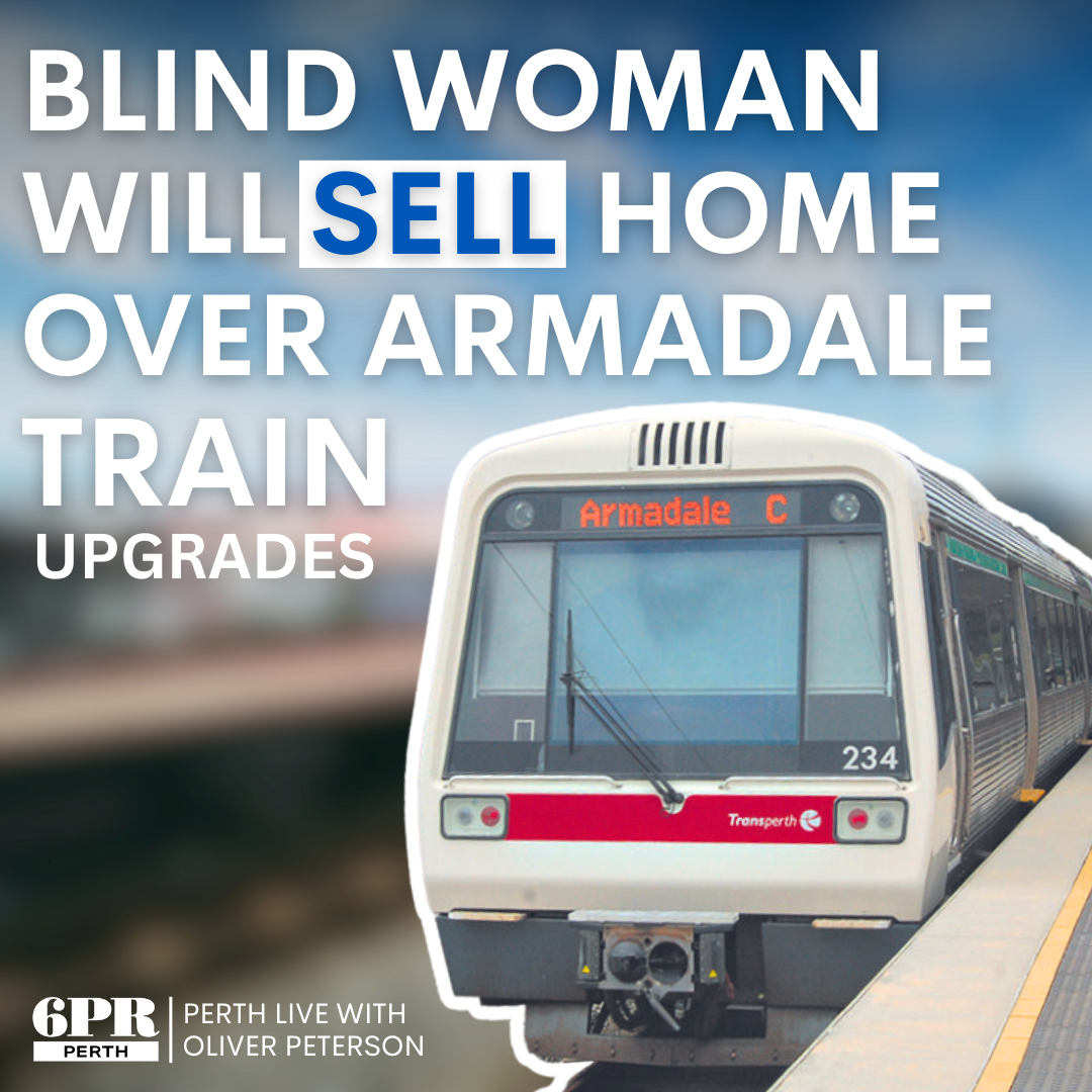 Blind woman will sell home over inaccessible Armadale train replacement