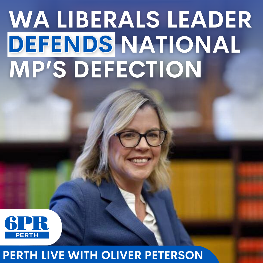 WA Liberals leader defends National MP's defection