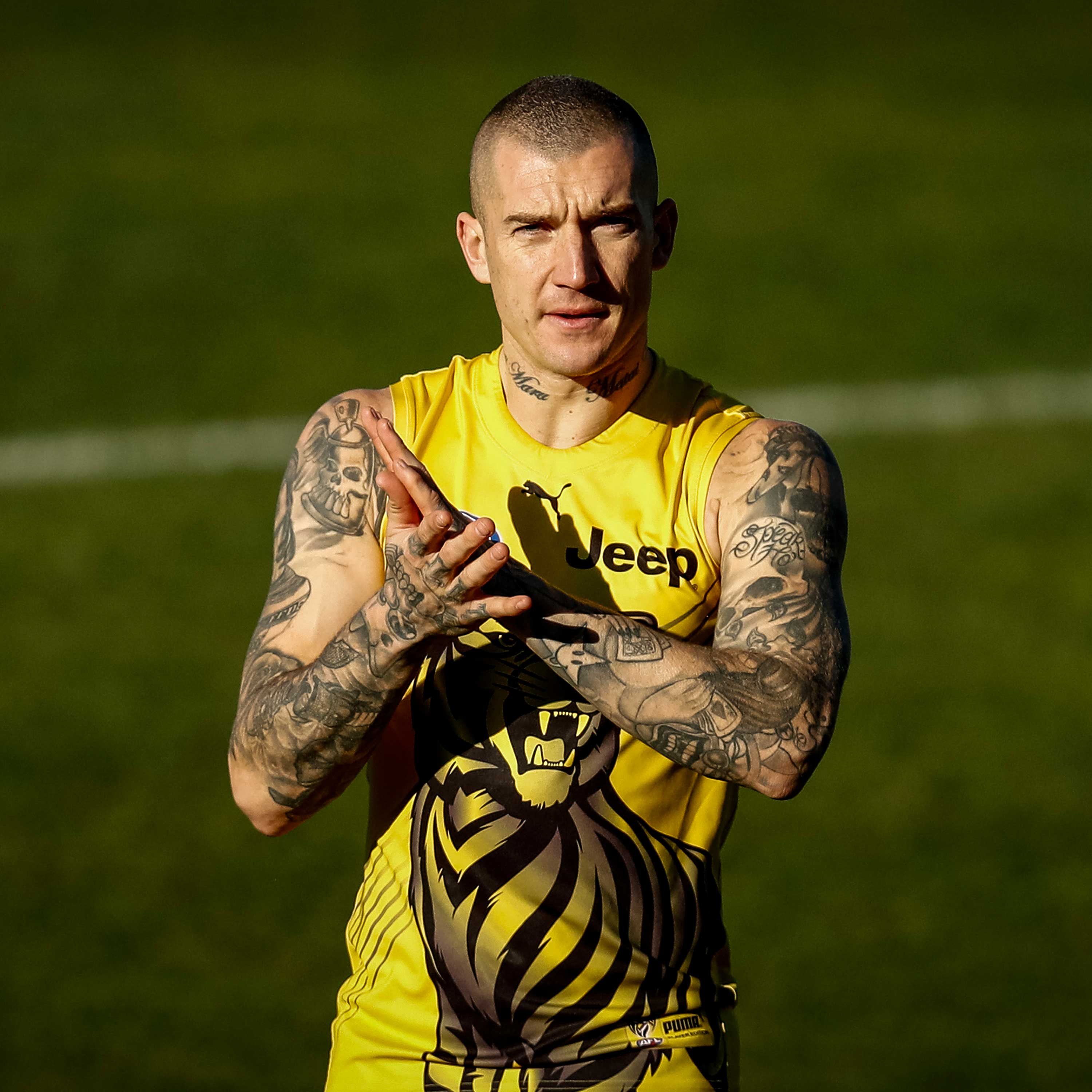 Mark Robinson explains what's going on with Dustin Martin