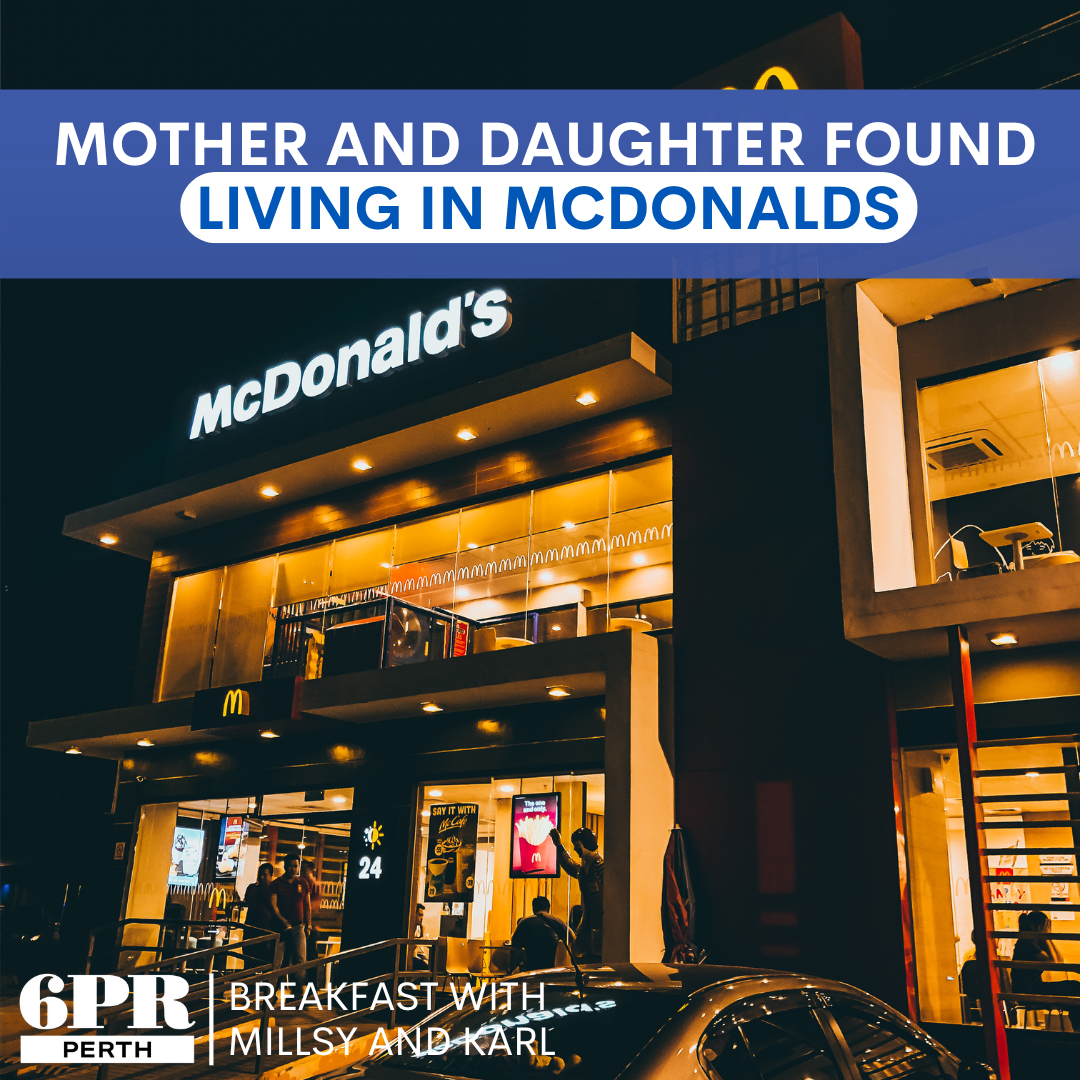 The mother and daughter who live in Mcdonald's