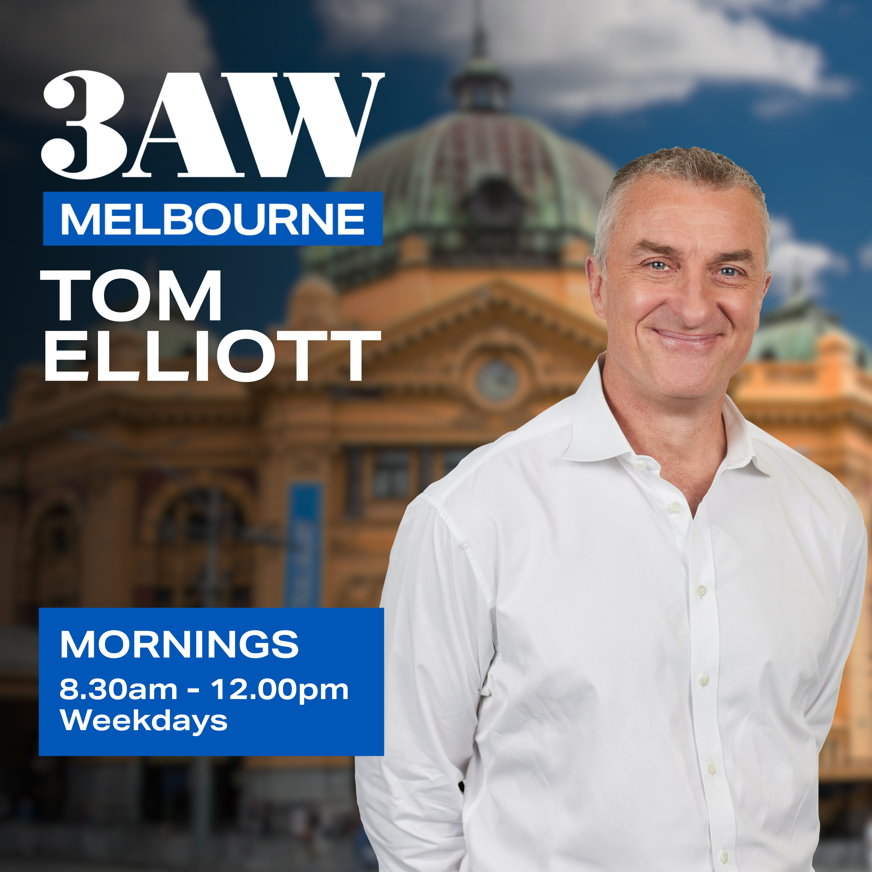 3AW Mornings sent photo of Flinders Street clock vandalism