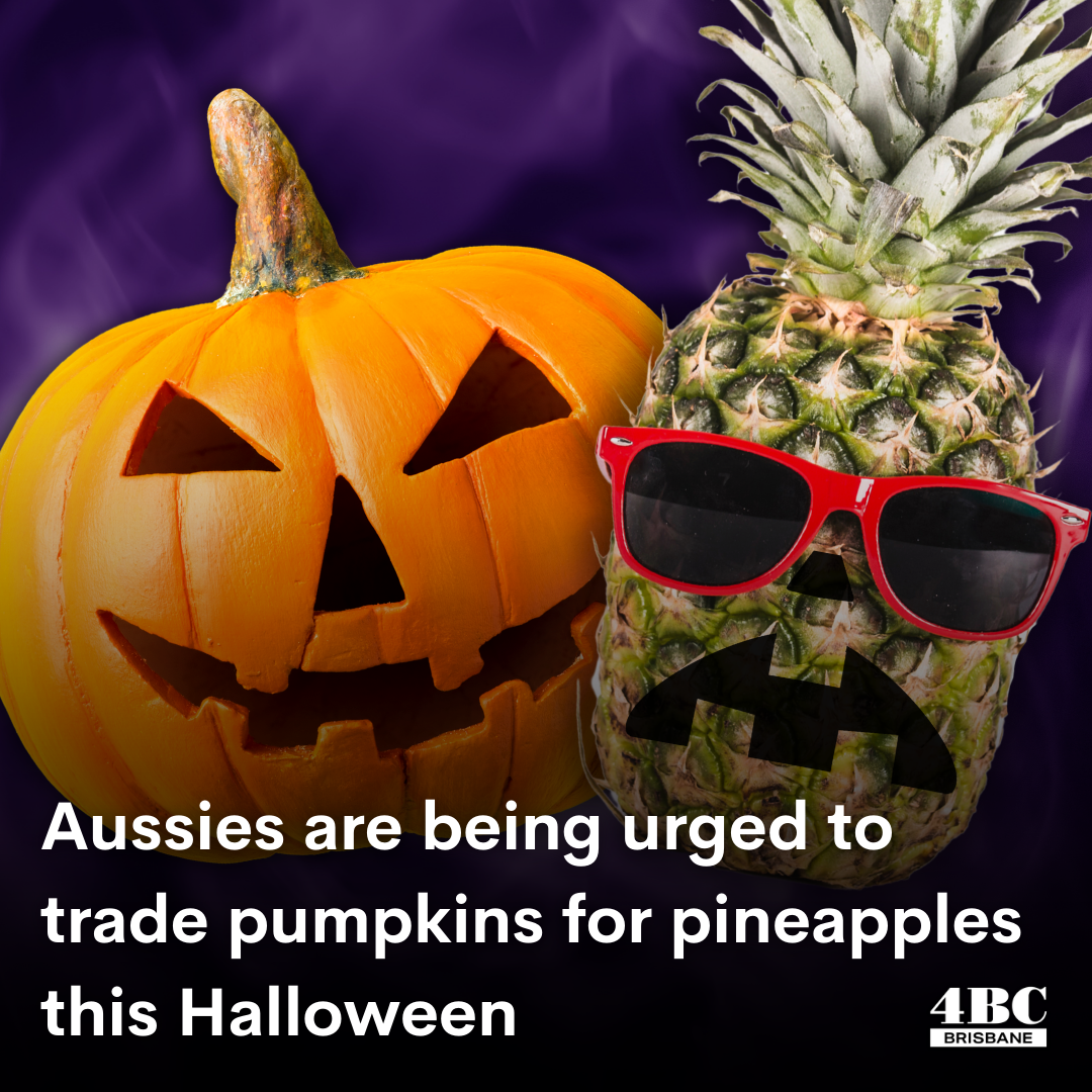 Aussies are being urged to trade pumpkins for pineapples this Halloween