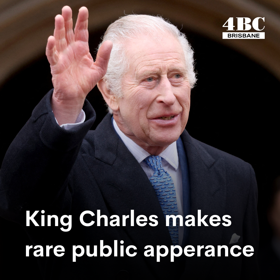 King Charles makes rare public apperance