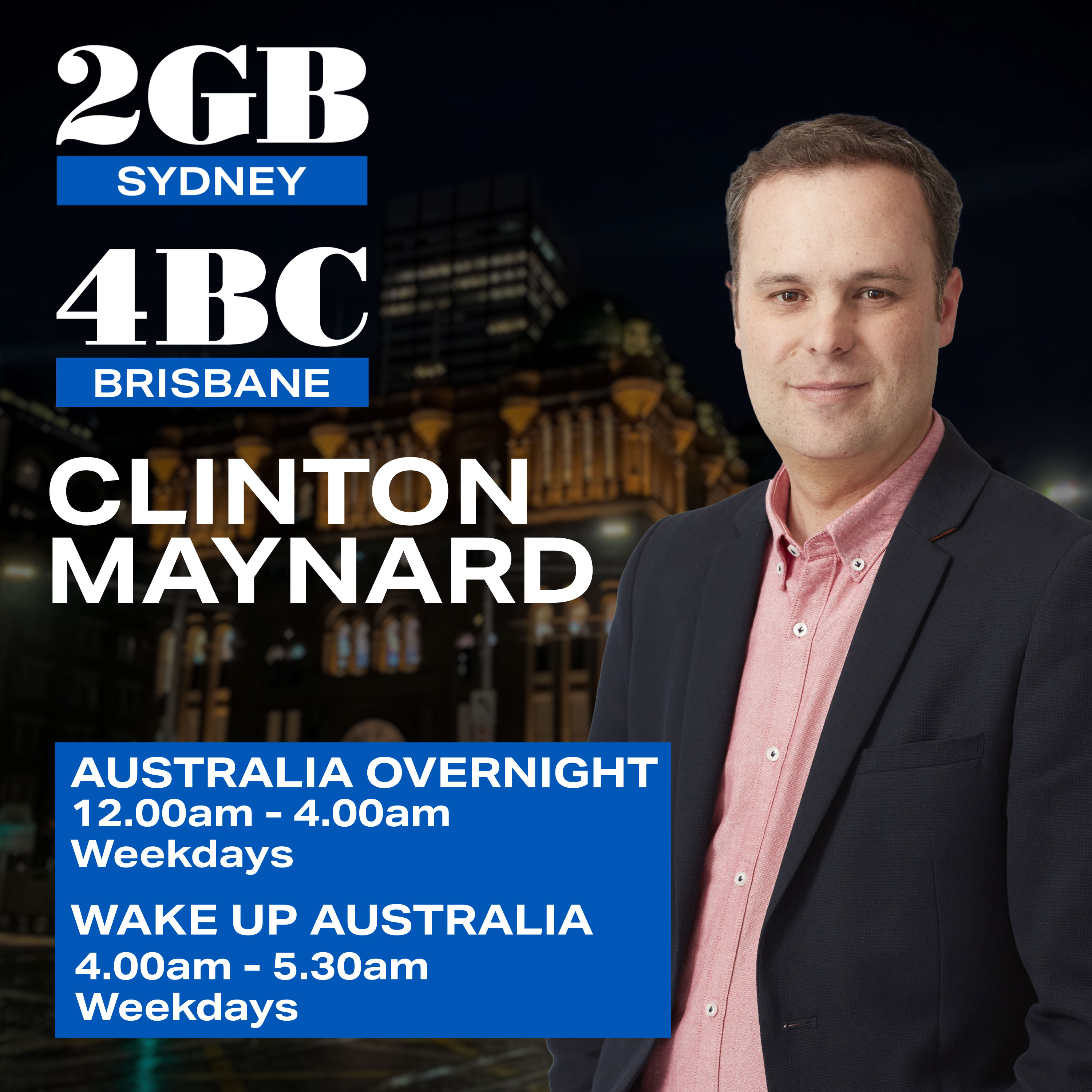 Overnights with Clinton Maynard - Tuesday 30th of April