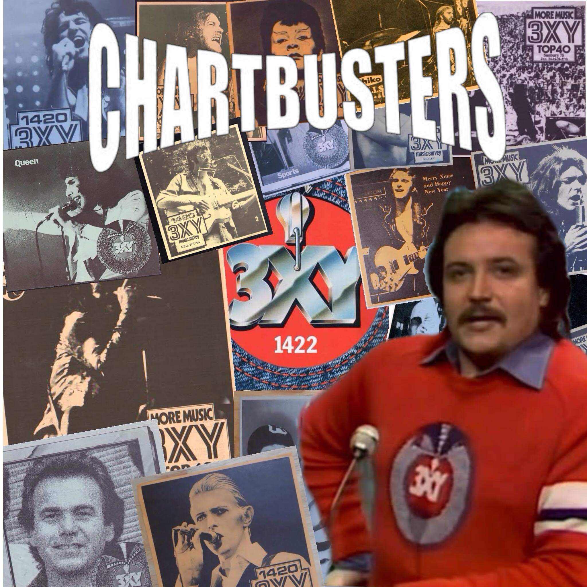 SOS Gavin Wood's Chartbusters - 3XY chart from 25 Jan, 1974