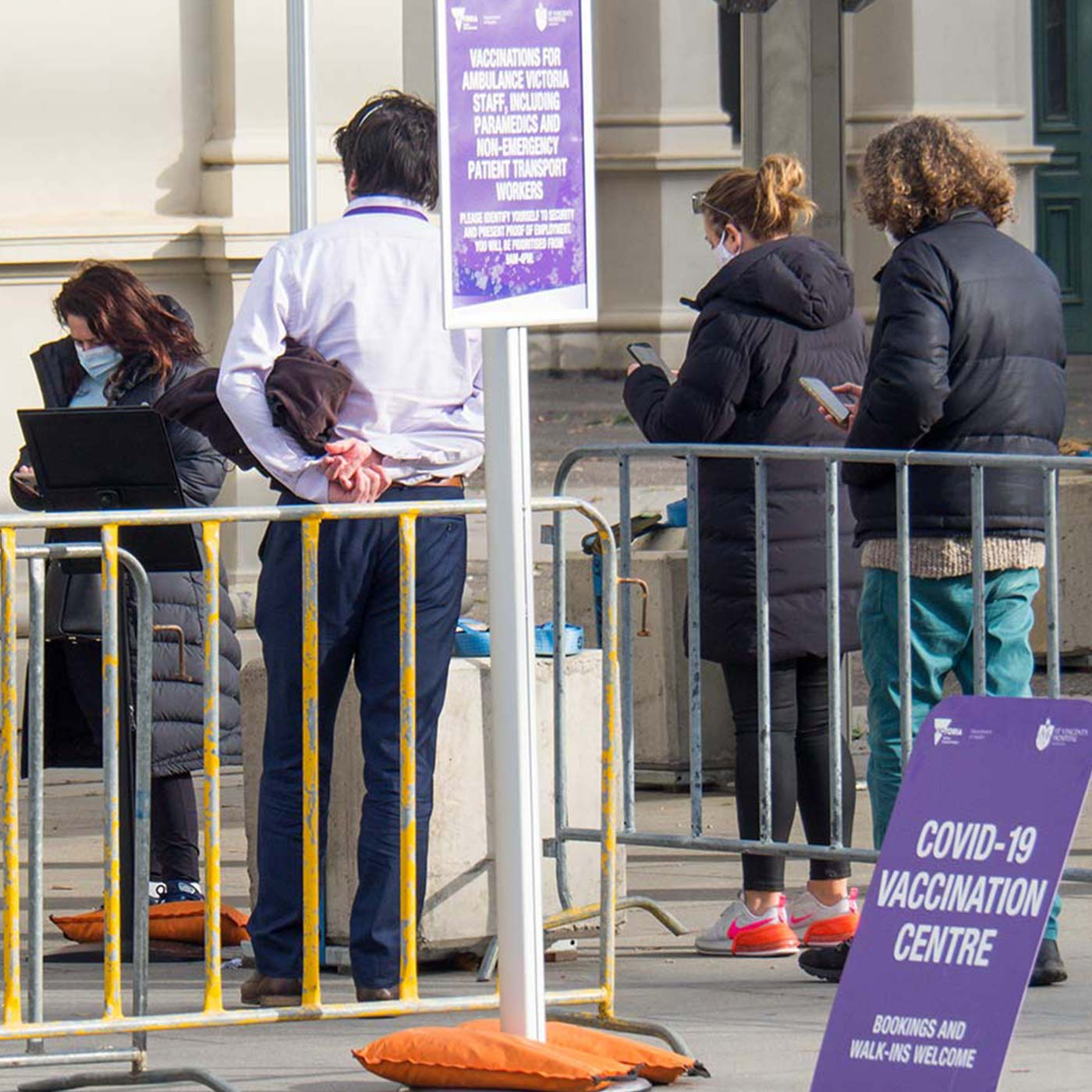 The huge number of COVID-19 vaccine bookings made by Victorians yesterday