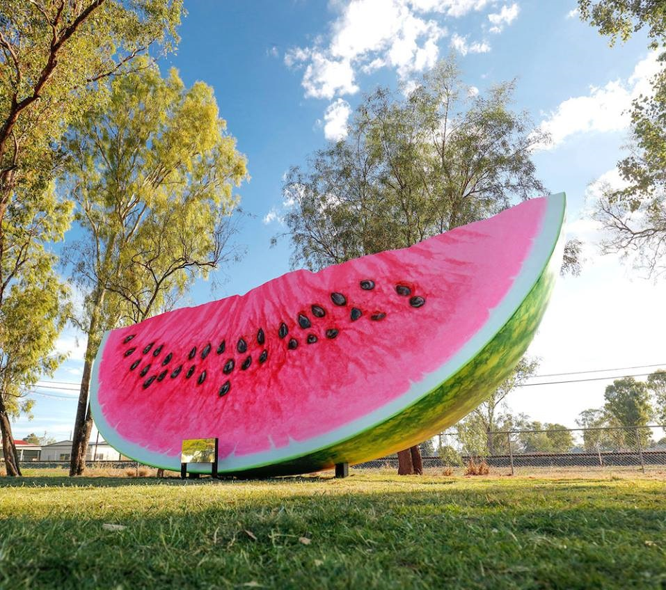 See Chinchilla's new big watermelon