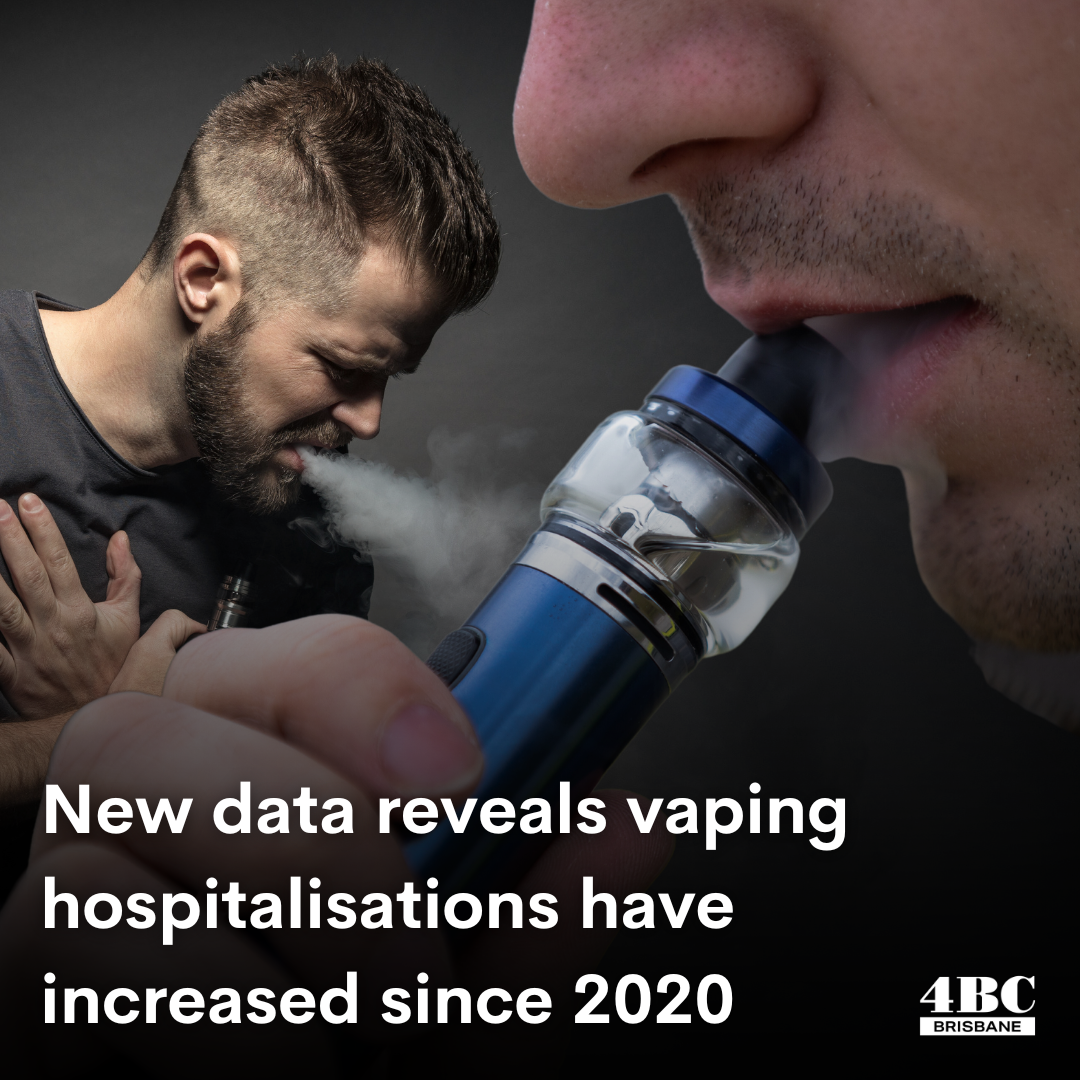 New data reveals vaping hospitalisations have increased since 2020