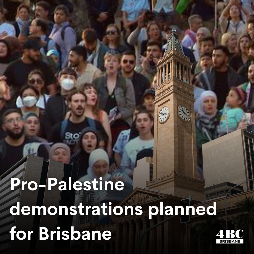 Pro-Palestine demonstrations planned for Brisbane