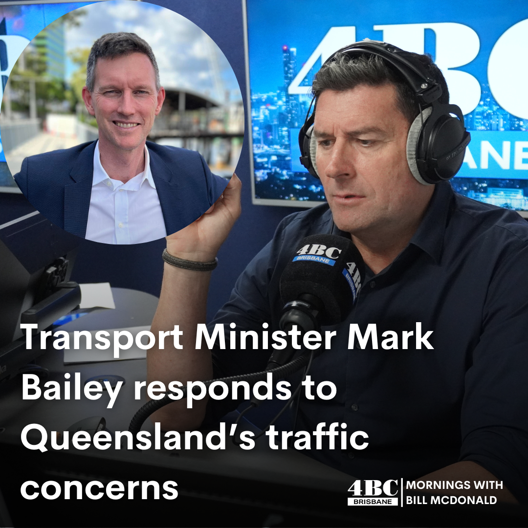 Transport Minister Mark Bailey responds to Queensland’s traffic concerns