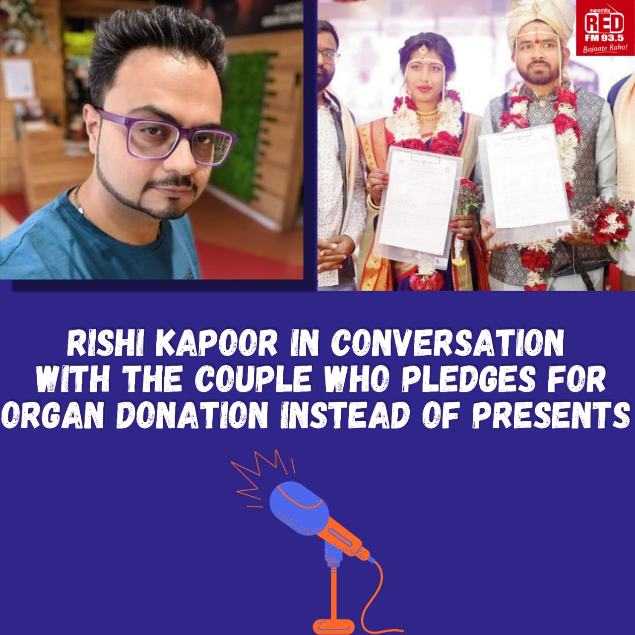 Rishi Kapoor in conversation with the couple who pledges for organ donation instead of presents