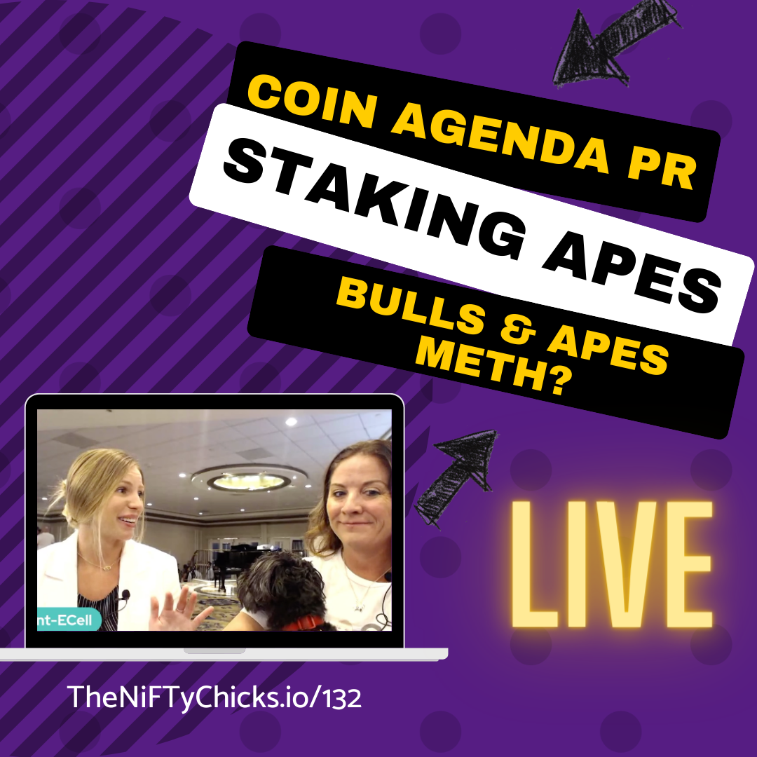 LIVE from Coin Agenda Puerto Rico talking Staking Apes, Bulls & Apes Meth?