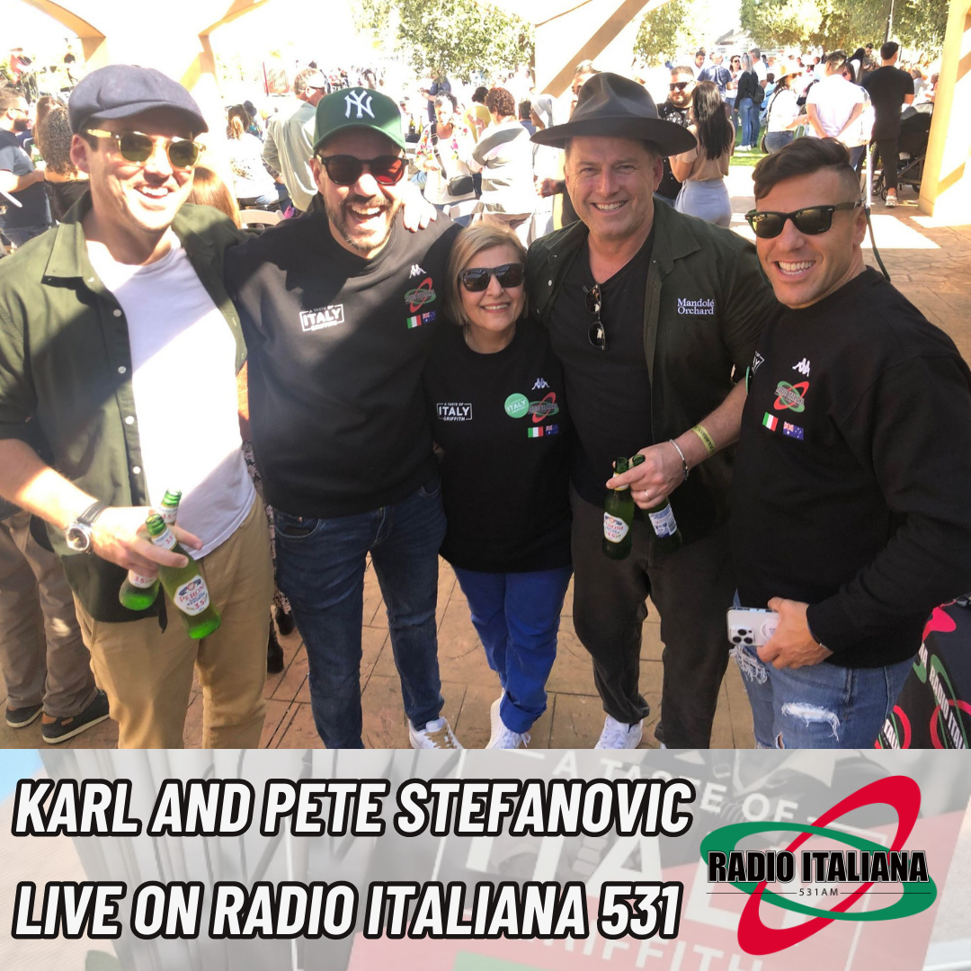 Karl and Pete Stefanovic Live on Radio Italiana 531 - Marco & Rosalia