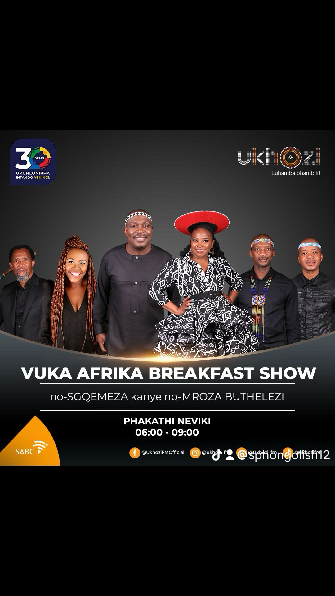 #Ukhozifmvabs :u-Nkululeko Masuku ongumculi we-opera emva kokufinyelela esigabeni sokugcina somncintiswano womculo iBritain's Got Talent. UMasuku udabuka eMpumalanga kuleli kodwa usezinze eLondon,