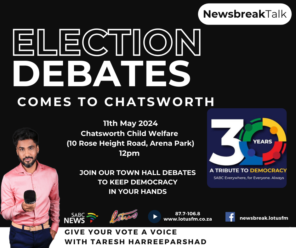 #PODCAST Newsbreak's Election Debate in Chatsworth gives the say to the community #sabcnews