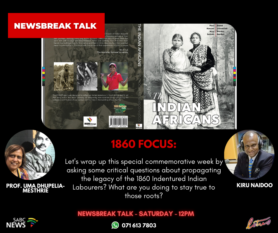 1860 FOCUS: How do you continue the legacy of the 1860 Indentured Labourers? #sabcnews