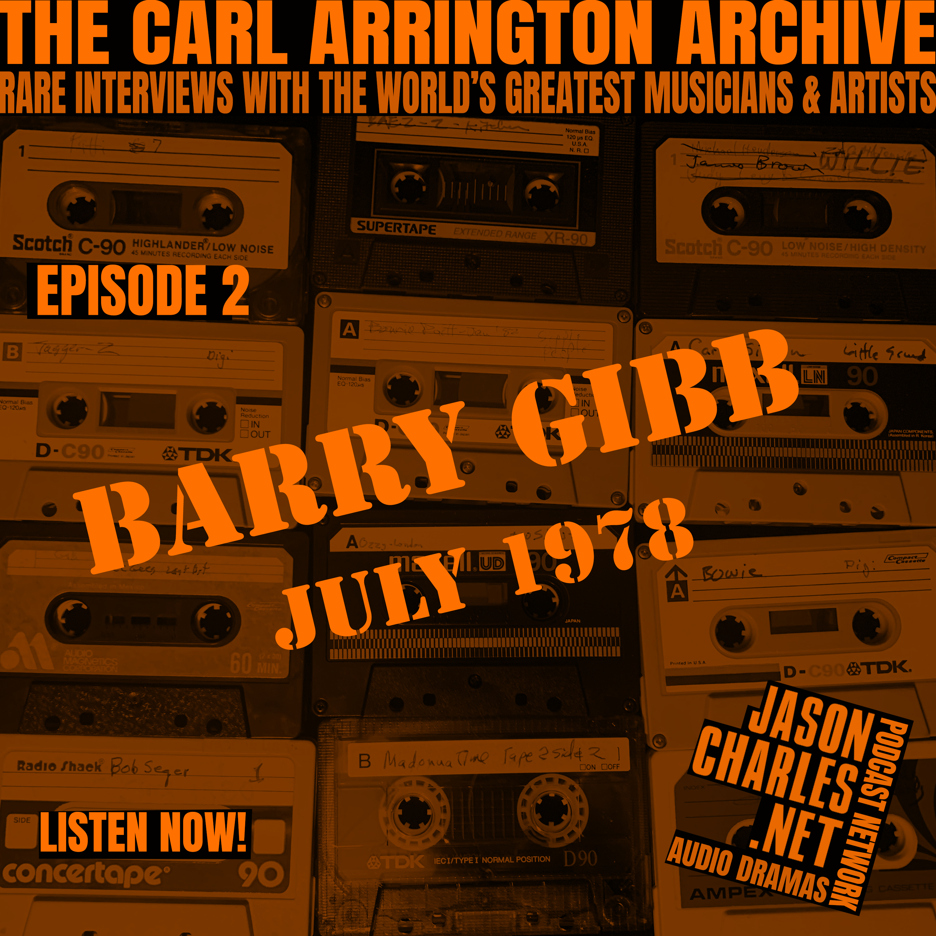 THE CARL ARRINGTON ARCHIVE Episode 2 BARRY GIBB 1978