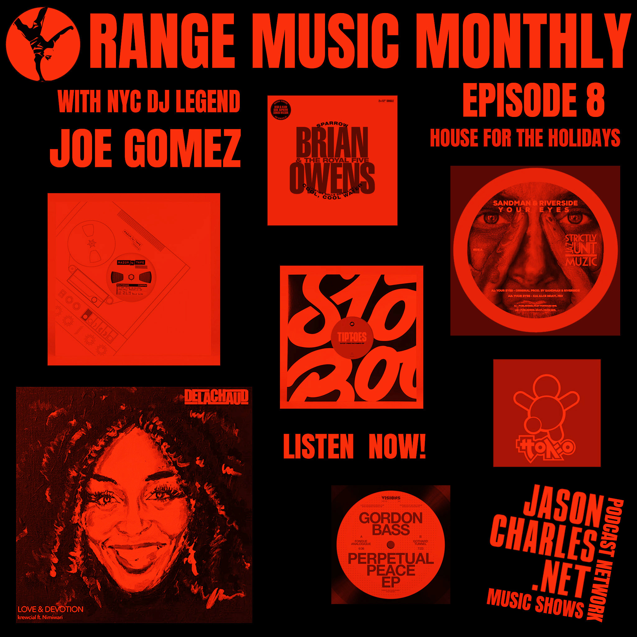 RANGE MUSIC MONTHLY with DJ Joe Gomez Episode 8 House For The Holidays