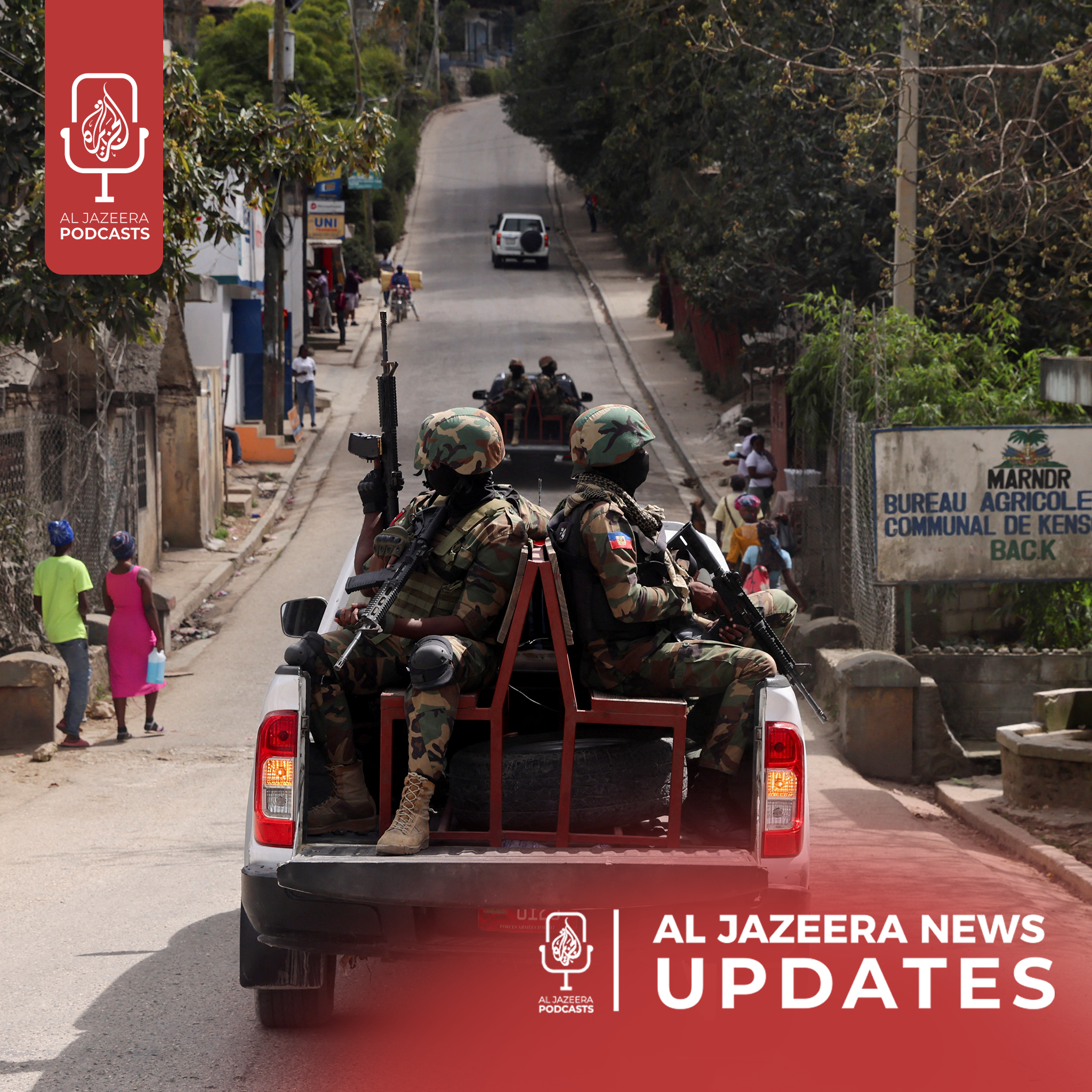 Israeli checkpoint shooting, 40 killed in gang attack in Haiti  - podcast episode cover