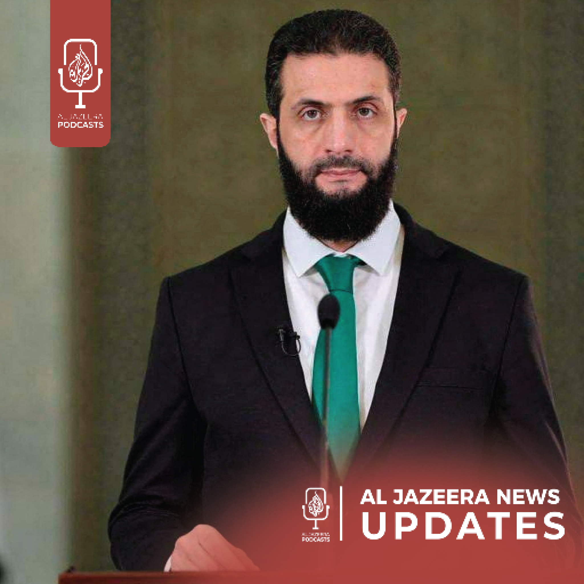 Israel strikes Lebanon, Syria's new leader addresses the nation - podcast episode cover