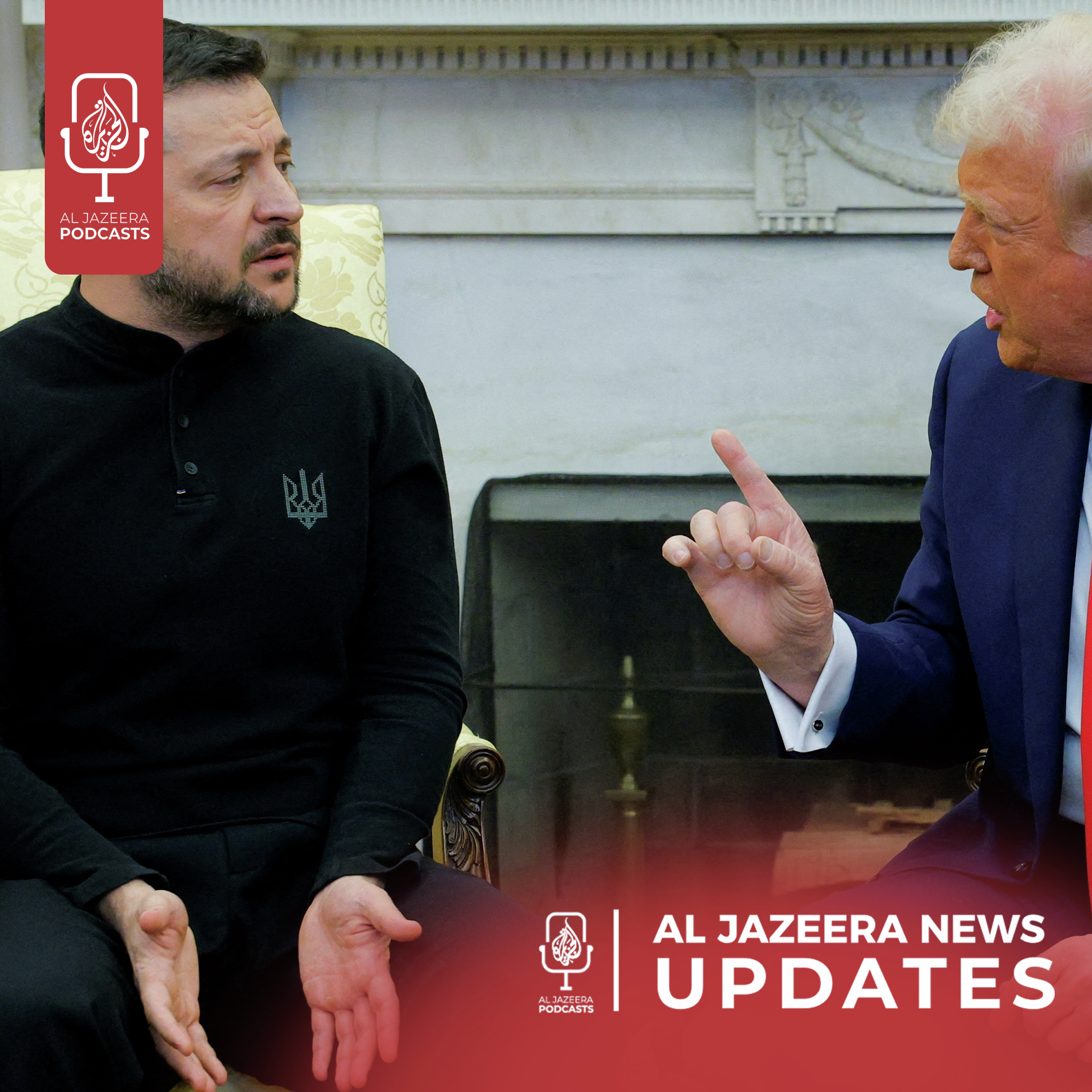 Heated exchange in the White House between Zelenskyy and Trump - podcast episode cover