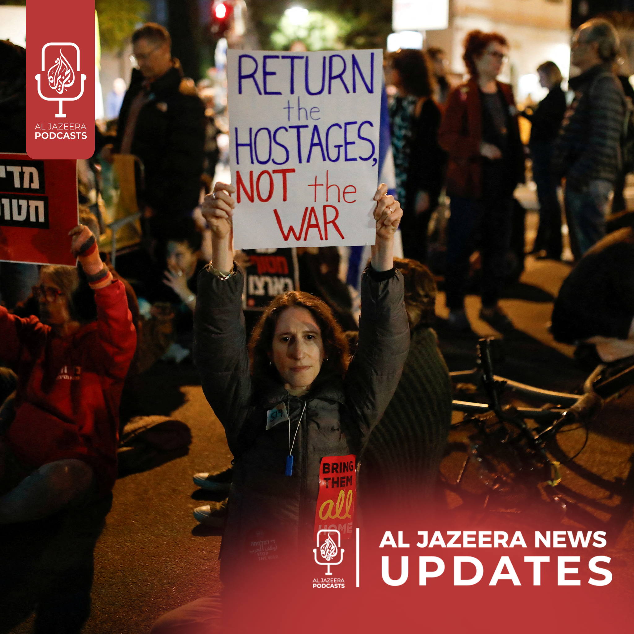 Rally in Tel Aviv, Assad loyalists attack in Syria  - podcast episode cover