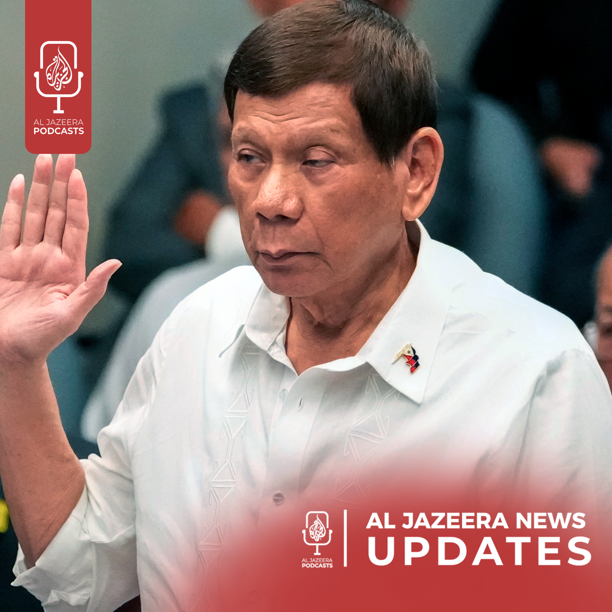 Philippines' former president arrested, North Sea ship collision  - podcast episode cover