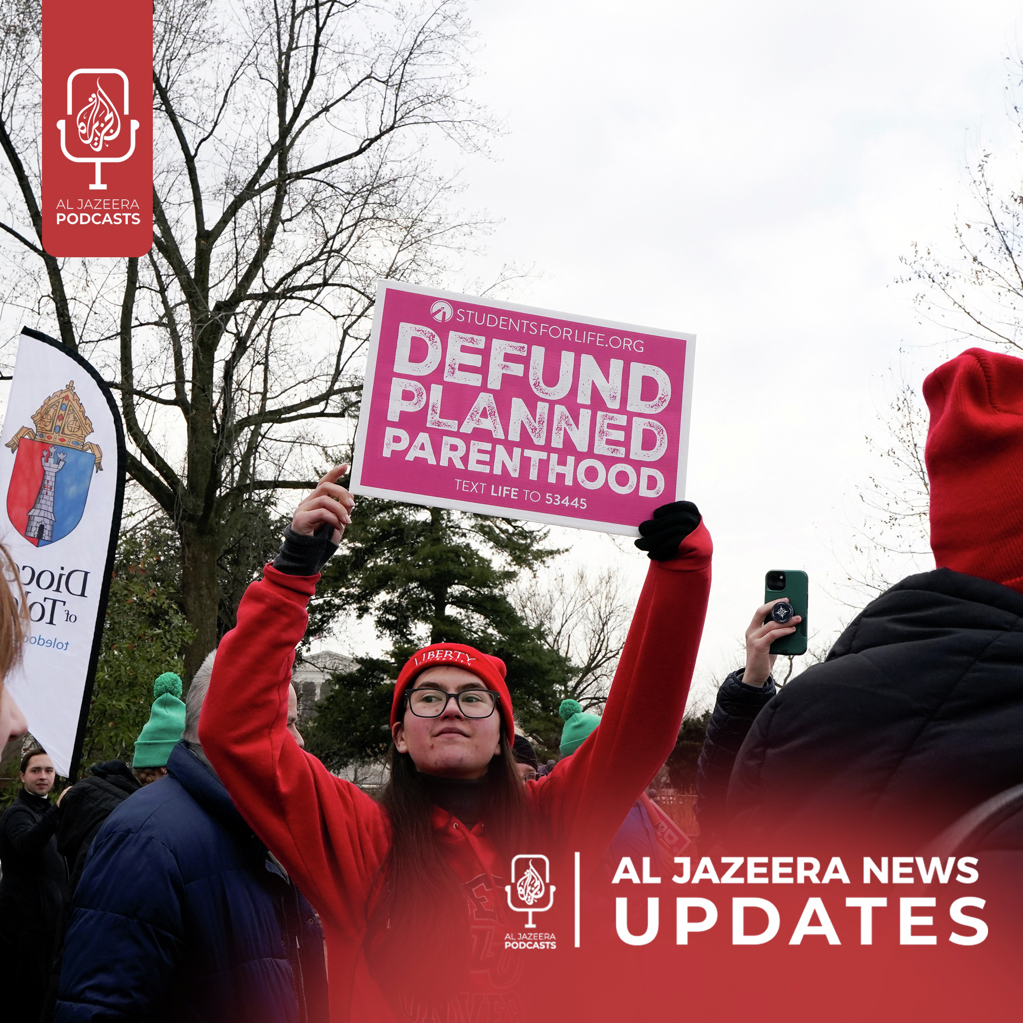 Female Israeli captives to be freed, US anti-abortion rally - podcast episode cover