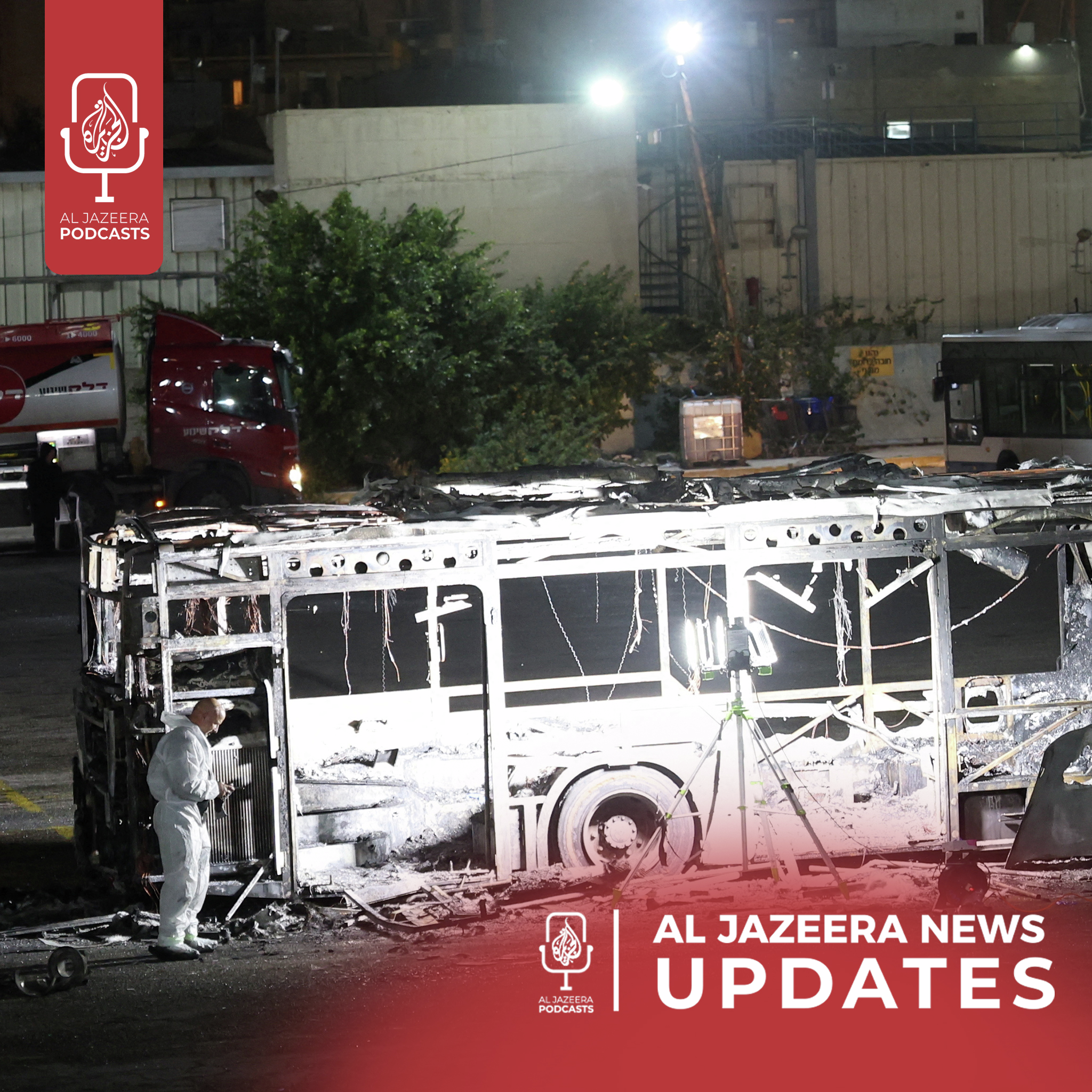 Tel Aviv bus explosions, US special envoy in Kyiv - podcast episode cover