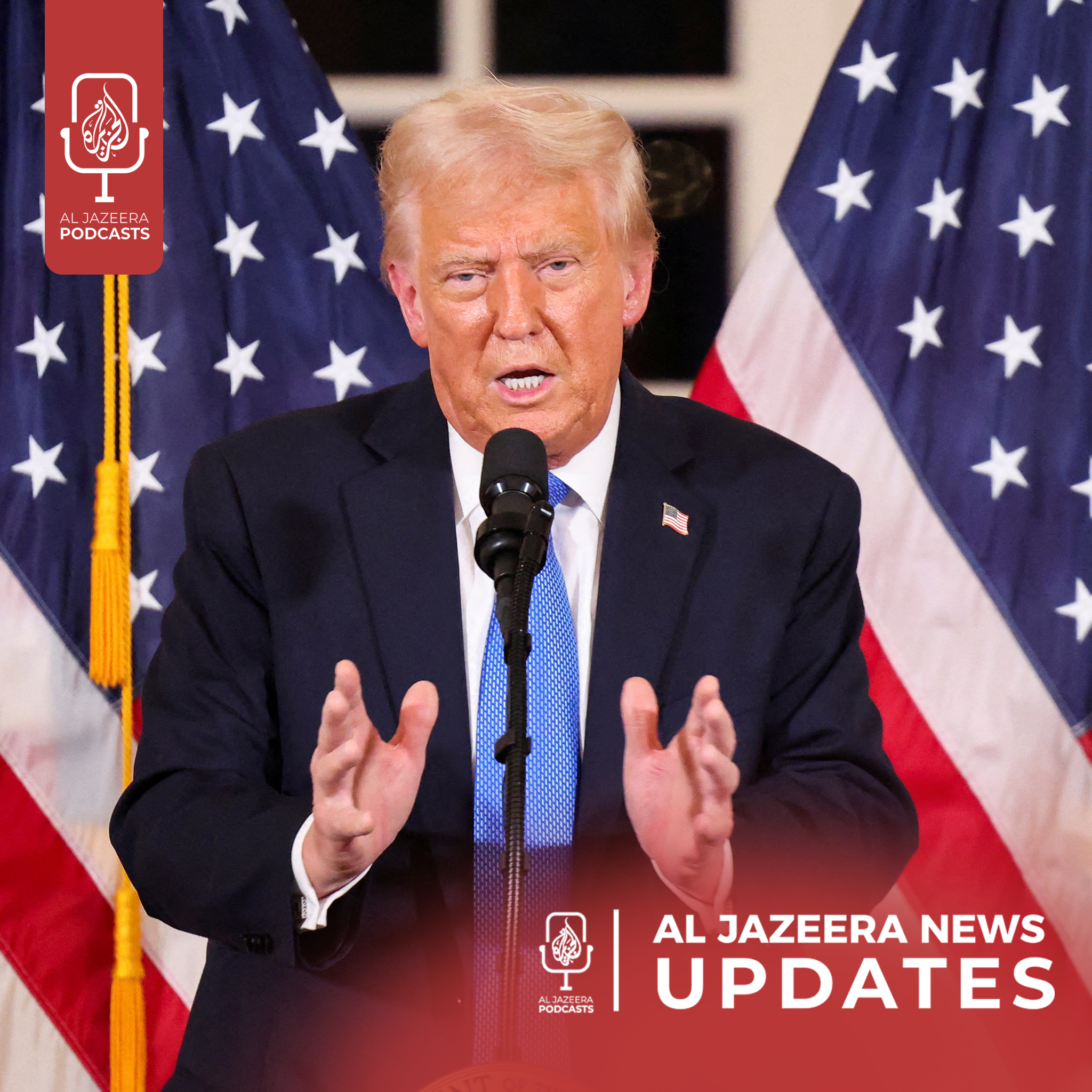 US announces new tariffs, Swedish woman sentenced for crimes against humanity - podcast episode cover