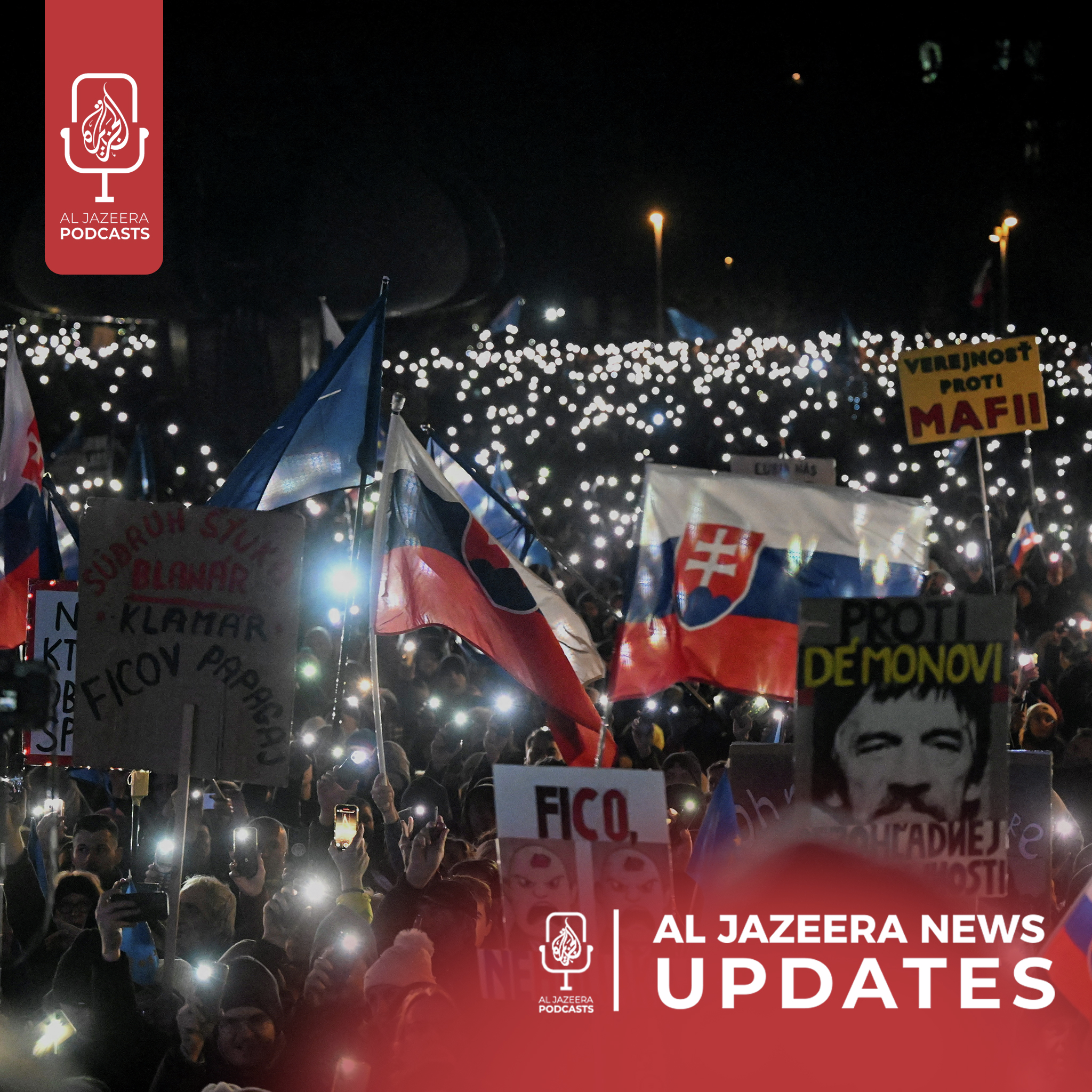 Ugandan opposition leader in court, Slovakia demonstrations - podcast episode cover