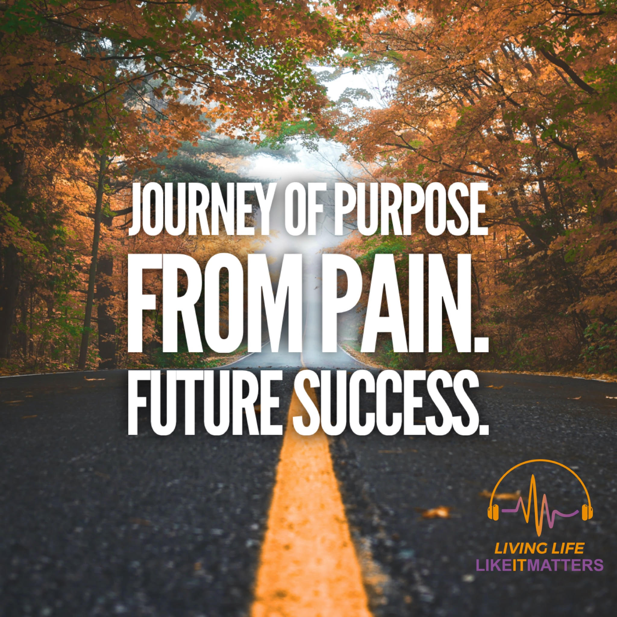 Journey of Purpose from Pain. Future Success. - podcast episode cover