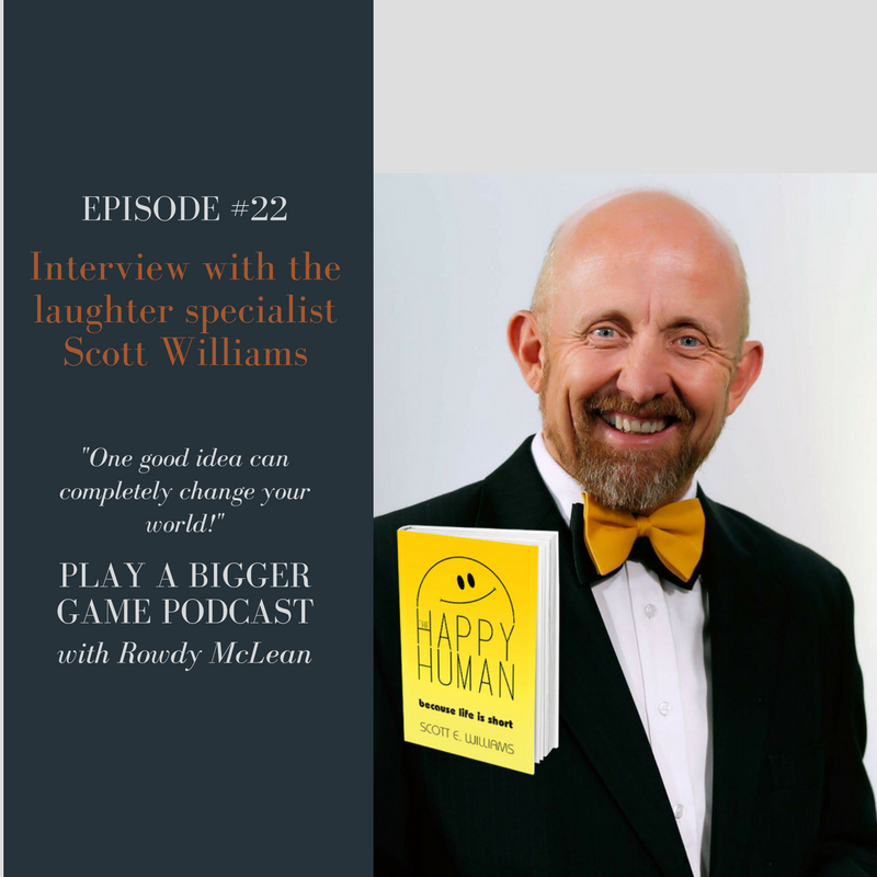 PABG Podcast - episode #22 - Scott Williams - the laughter specialist