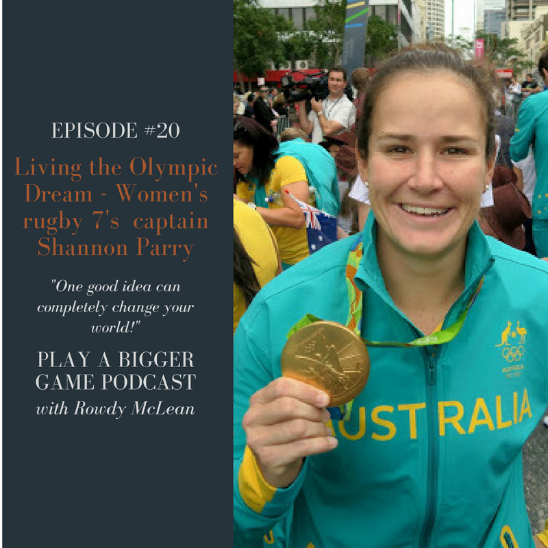 PABG Podcast - episode #20 - Shannon Parry - living the olympic dream